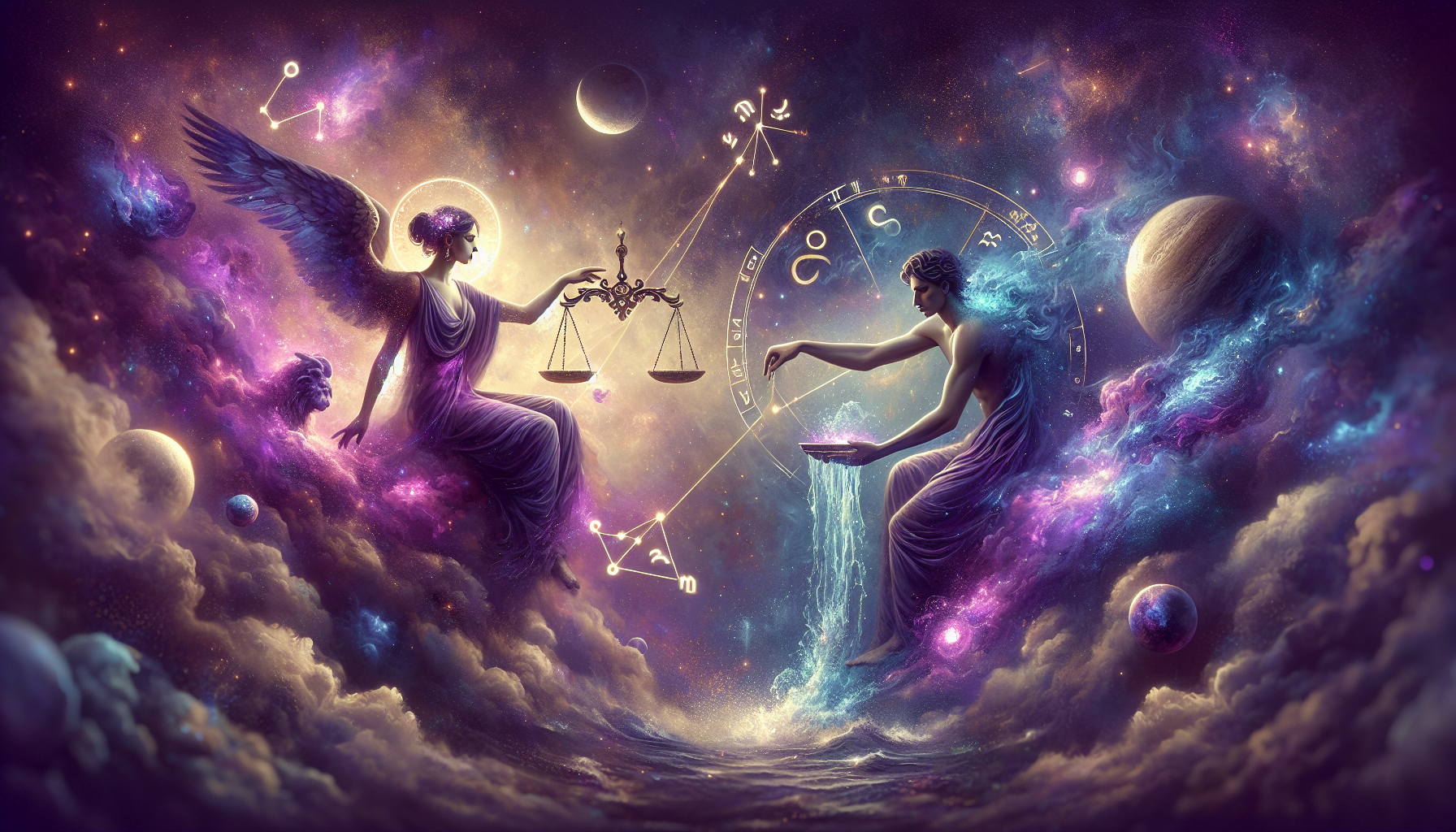 Libra & Aquarius: A Balanced and Modern Partnership in Marriage